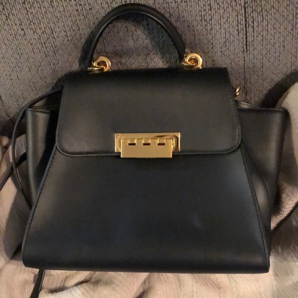 Zac Posen Handbags - Black Zac Posen Eartha Iconic top handle satchel with removable shoulder strap